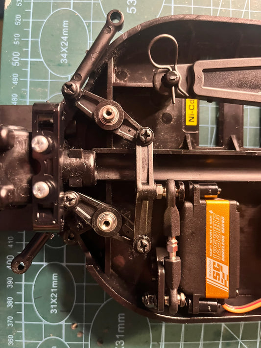 Tamiya - TT01E EURO TRUCK RACING ADJUSTABLE SERVO LINKAGE SET (Tie Rod, Links and Joints complete)