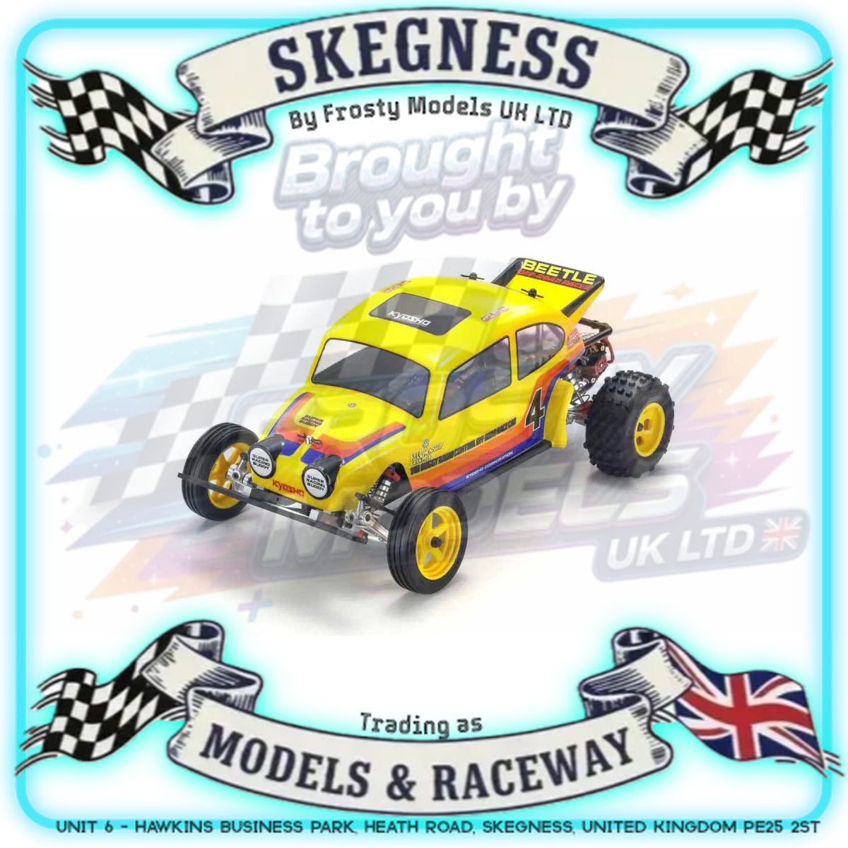 KYOSHO - RC Buggy Legendary Series Beetle 2WD 1/10 Kit - K.30614D (Requires all electrics)