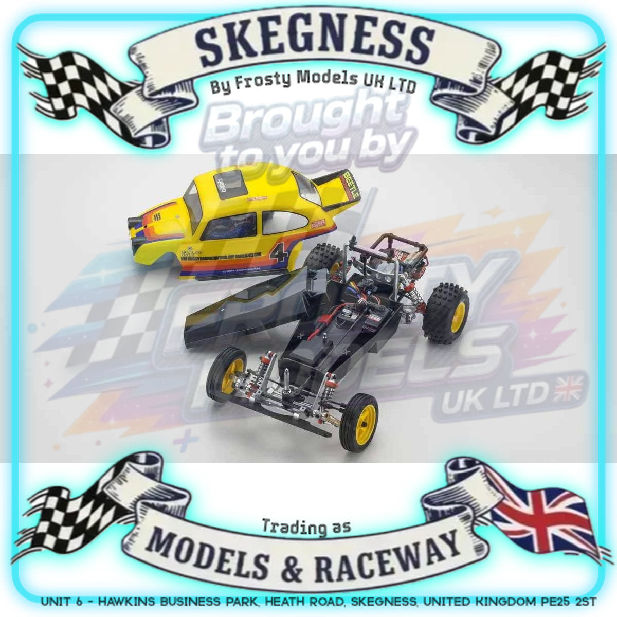 KYOSHO - RC Buggy Legendary Series Beetle 2WD 1/10 Kit - K.30614D (Requires all electrics)