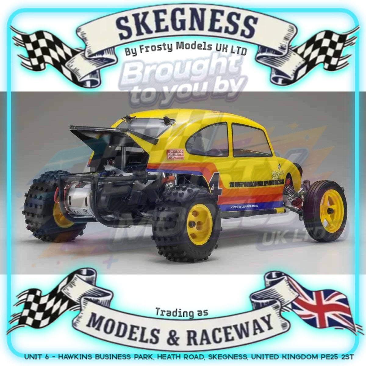 KYOSHO - RC Buggy Legendary Series Beetle 2WD 1/10 Kit - K.30614D (Requires all electrics)