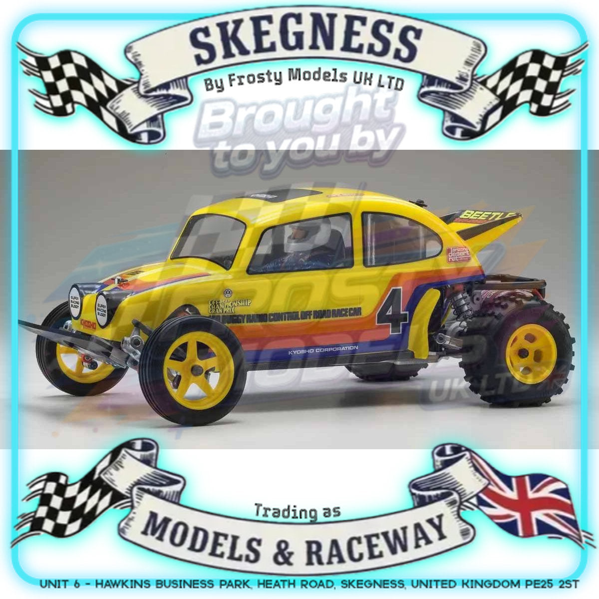 KYOSHO - RC Buggy Legendary Series Beetle 2WD 1/10 Kit - K.30614D (Requires all electrics)