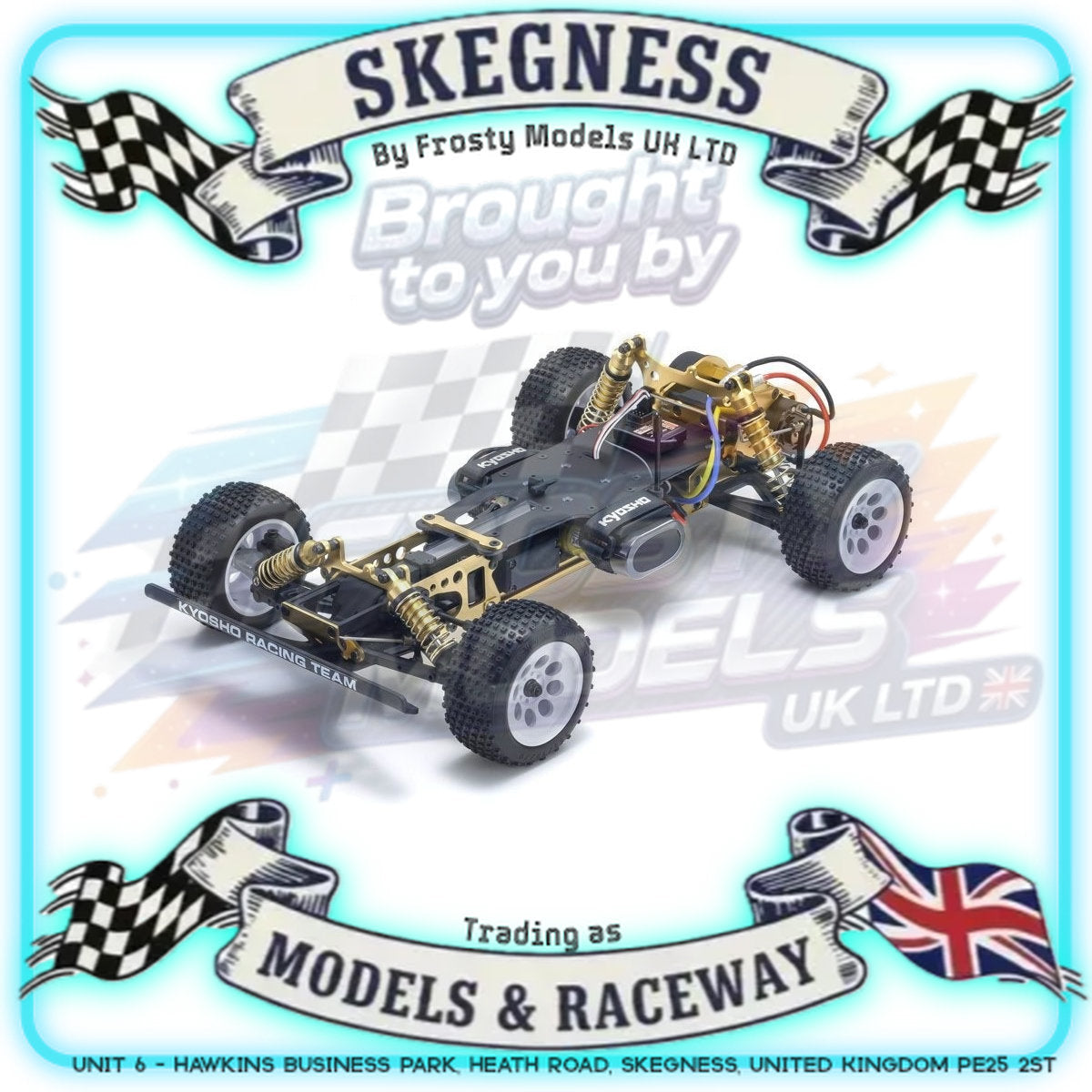 KYOSHO - RC Buggy Turbo Optima 4WD 1/10 Kit *Legendary Series* - K.30619 (Requires all electrics)