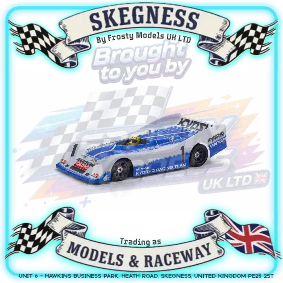 KYOSHO - RC Car GT12 1/12 EP Fantom 4WD PZF T-33 1/12 Kit *Legendary Series* - K.30640B (Requires all electrics)