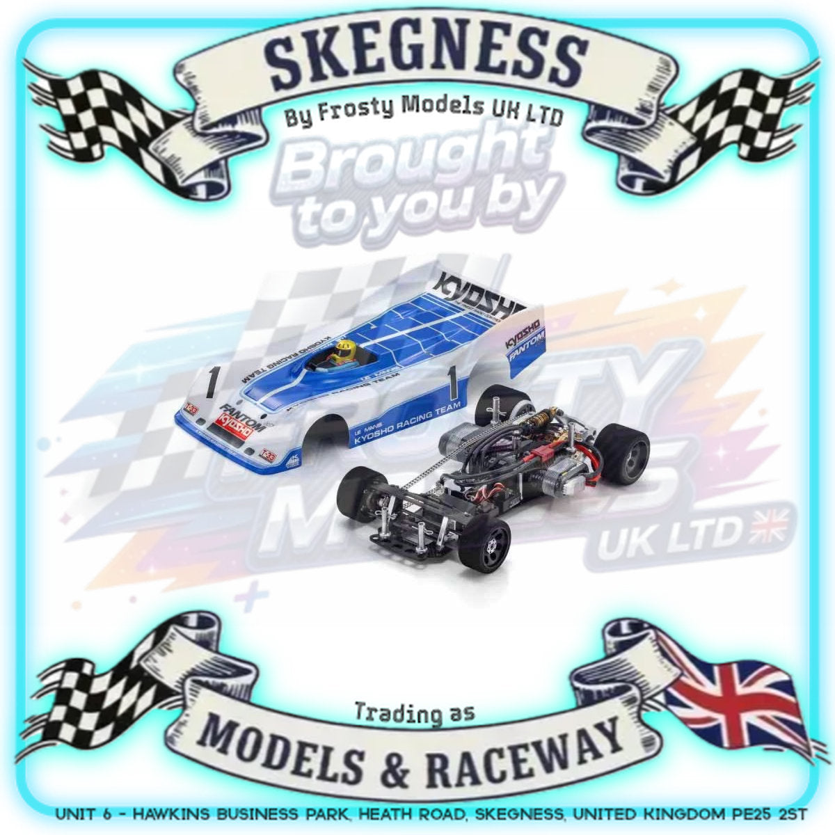 KYOSHO - RC Car GT12 1/12 EP Fantom 4WD PZF T-33 1/12 Kit *Legendary Series* - K.30640B (Requires all electrics)