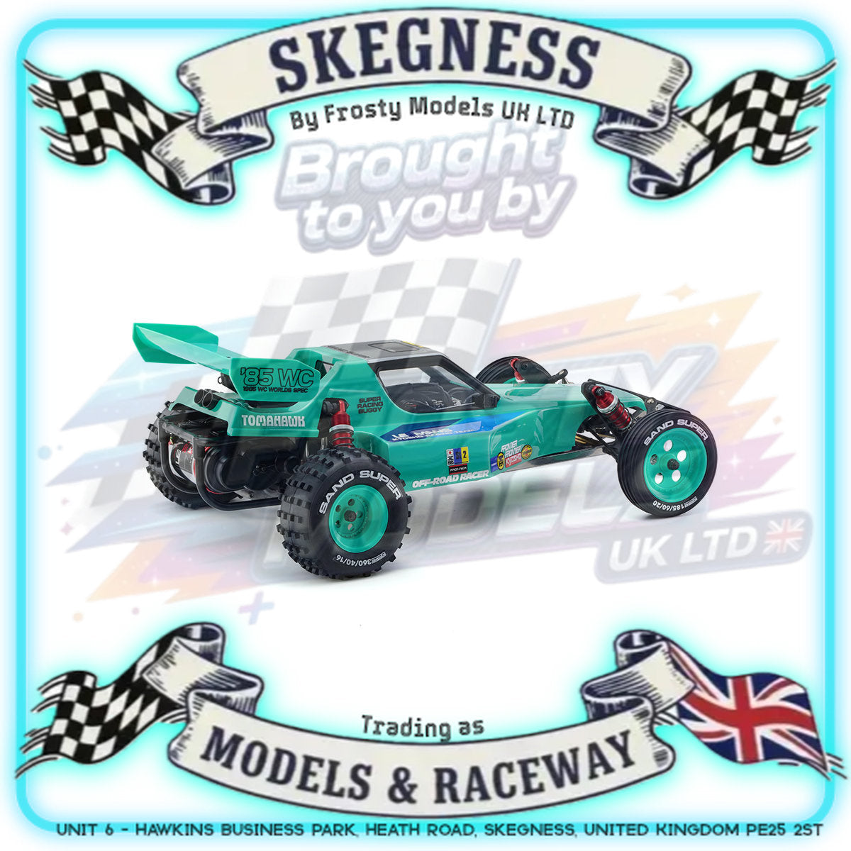 Kyosho - Tomahawk'85 WC Worlds Spec 2WD 1/10 Rc Buggy Kit Ltd - K.30646B 1:10 VINTAGE Series
