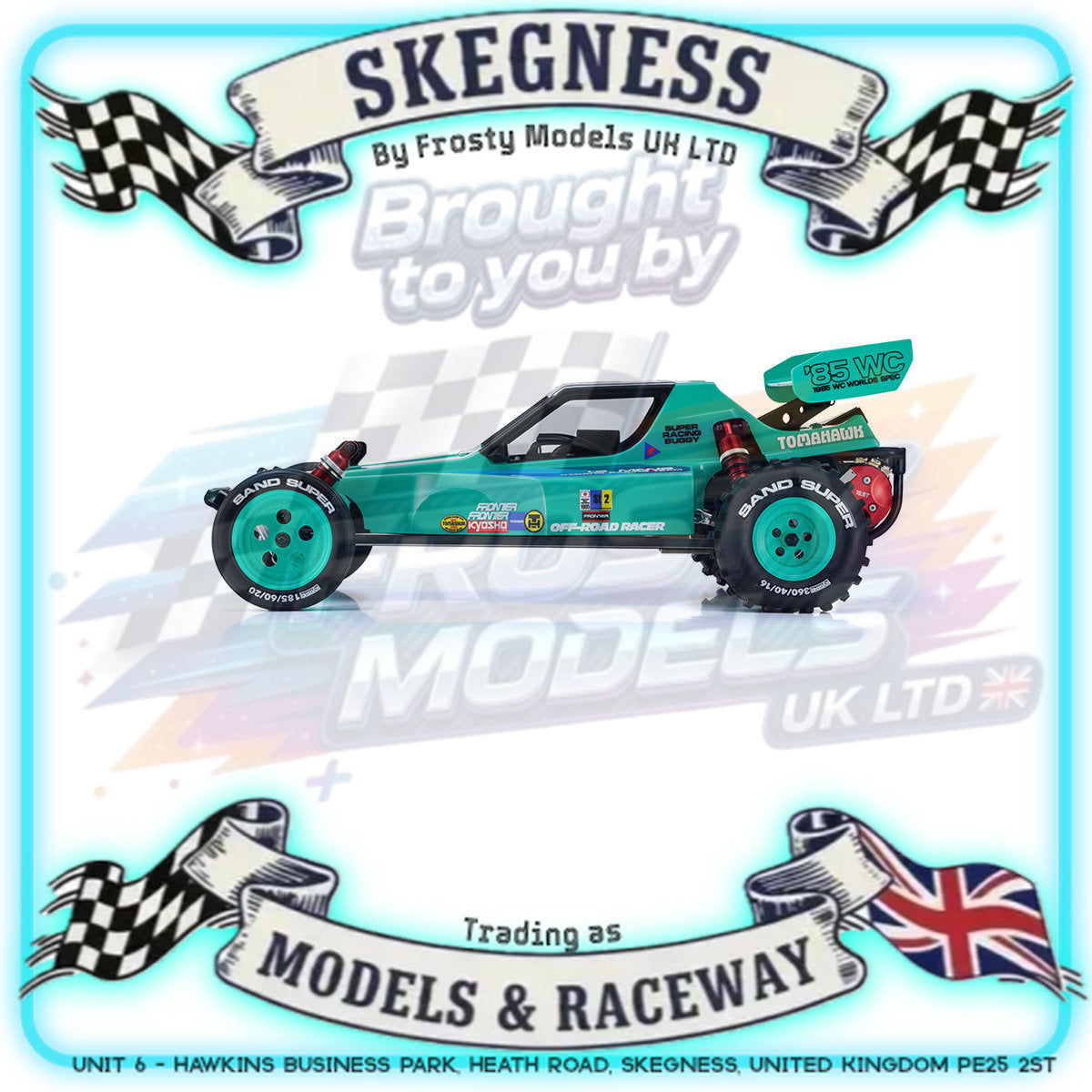 Kyosho - Tomahawk'85 WC Worlds Spec 2WD 1/10 Rc Buggy Kit Ltd - K.30646B 1:10 VINTAGE Series