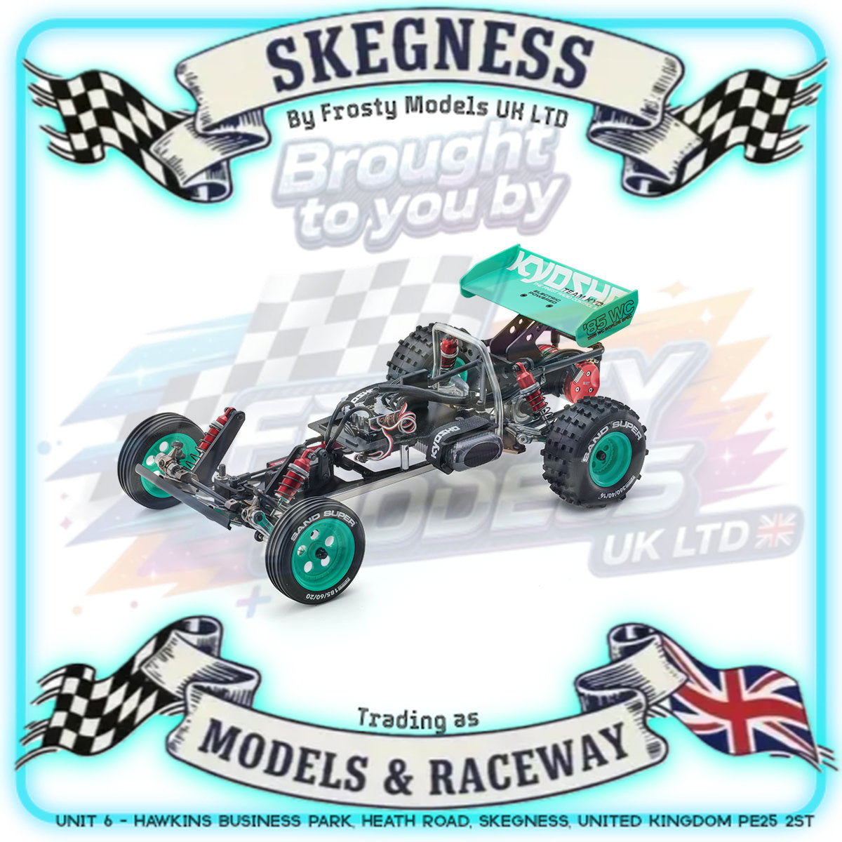 Kyosho - Tomahawk'85 WC Worlds Spec 2WD 1/10 Rc Buggy Kit Ltd - K.30646B 1:10 VINTAGE Series