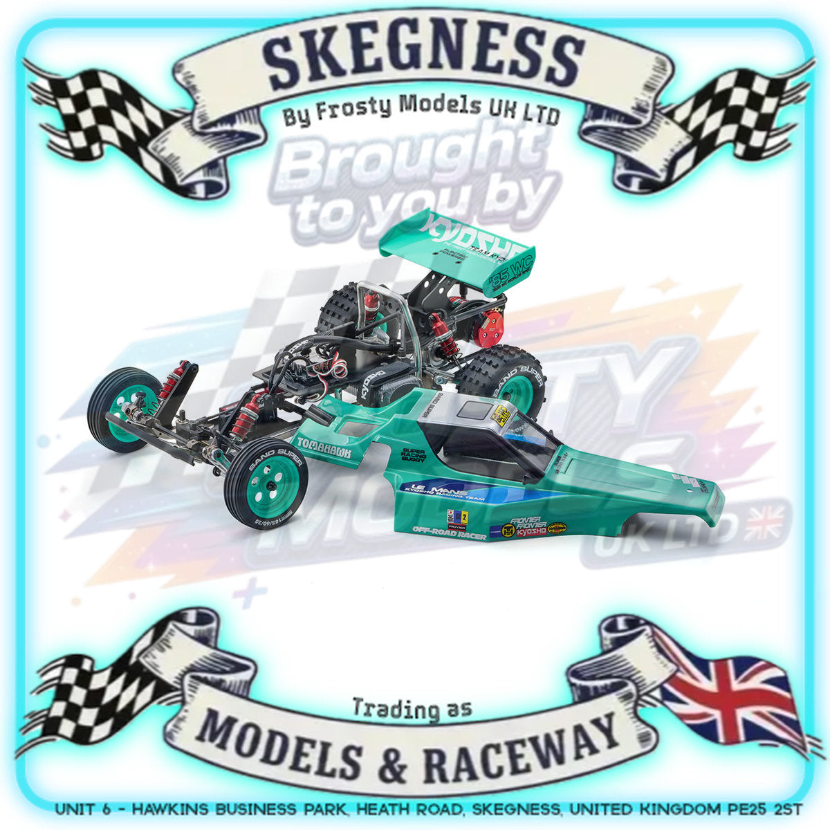 Kyosho - Tomahawk'85 WC Worlds Spec 2WD 1/10 Rc Buggy Kit Ltd - K.30646B 1:10 VINTAGE Series