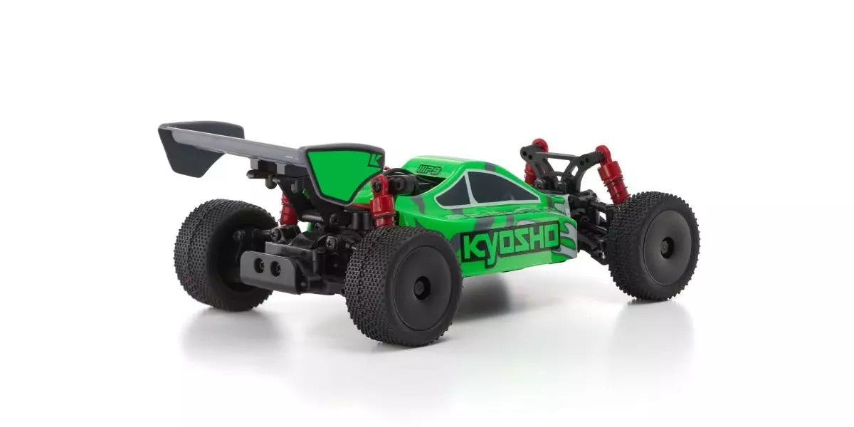 Kyosho - Mini-Z MB010 Readyset 4WD Inferno MP9 TKI White/Green - K.32097WGR BUGGY SPORTS Series
