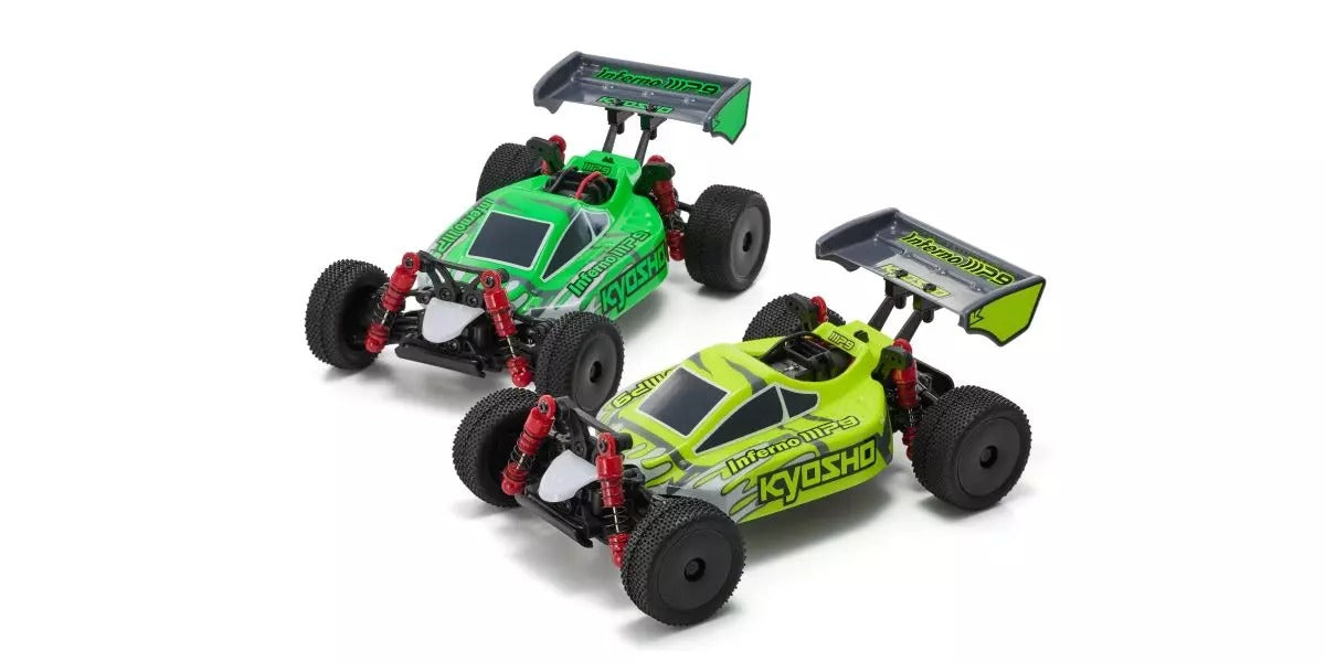 Kyosho - Mini-Z MB010 Readyset 4WD Inferno MP9 TKI White/Yellow - K.32097WY BUGGY SPORTS Series