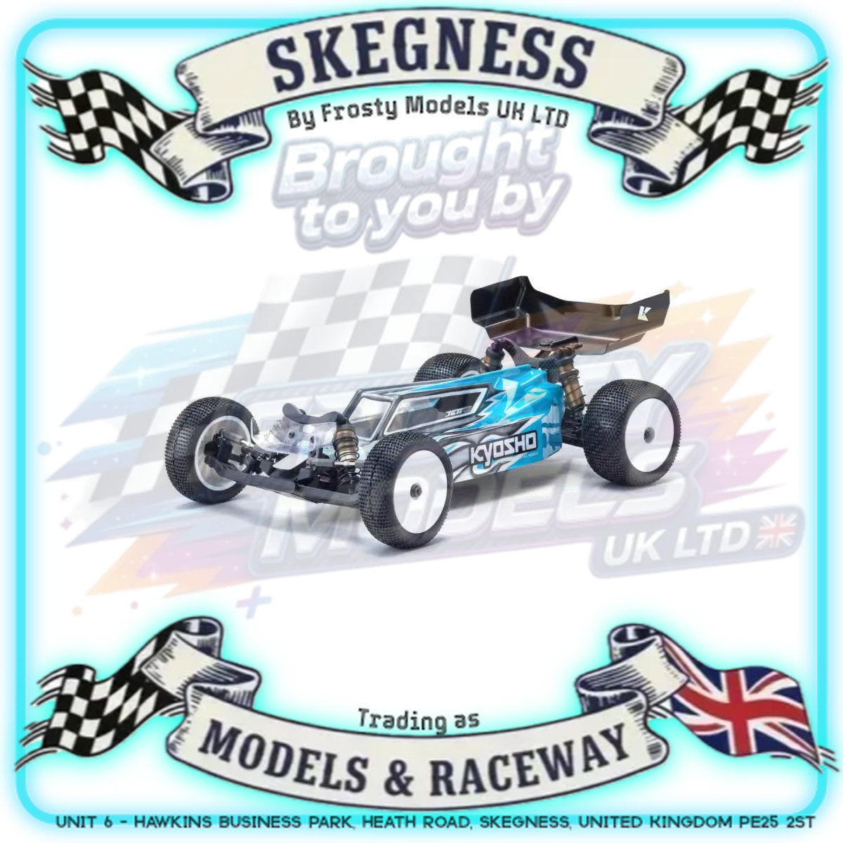 KYOSHO - RC Buggy RTR Ultima RB7.5 2WD 1/10 Competition Racing Buggy EP Kit - K.34305B