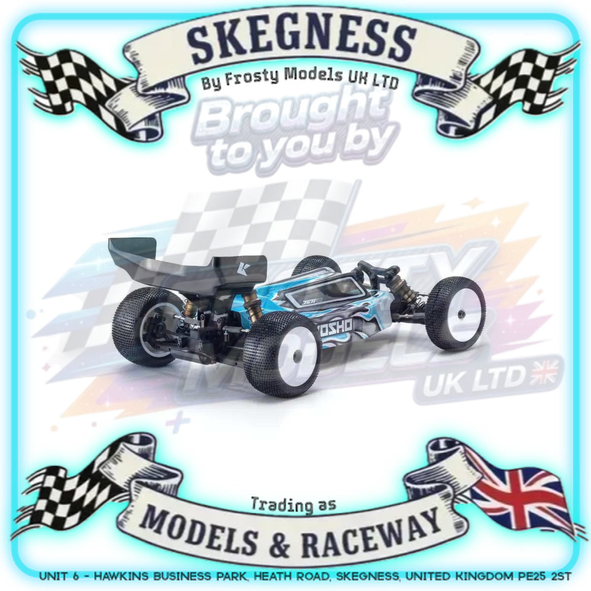 KYOSHO - RC Buggy RTR Ultima RB7.5 2WD 1/10 Competition Racing Buggy EP Kit - K.34305B