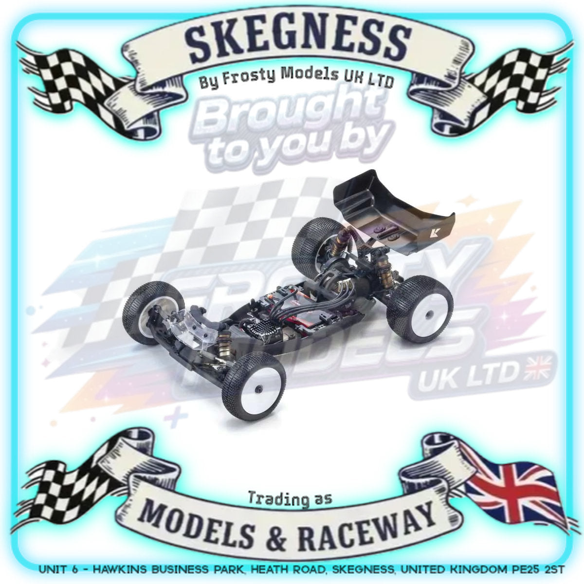 KYOSHO - RC Buggy RTR Ultima RB7.5 2WD 1/10 Competition Racing Buggy EP Kit - K.34305B