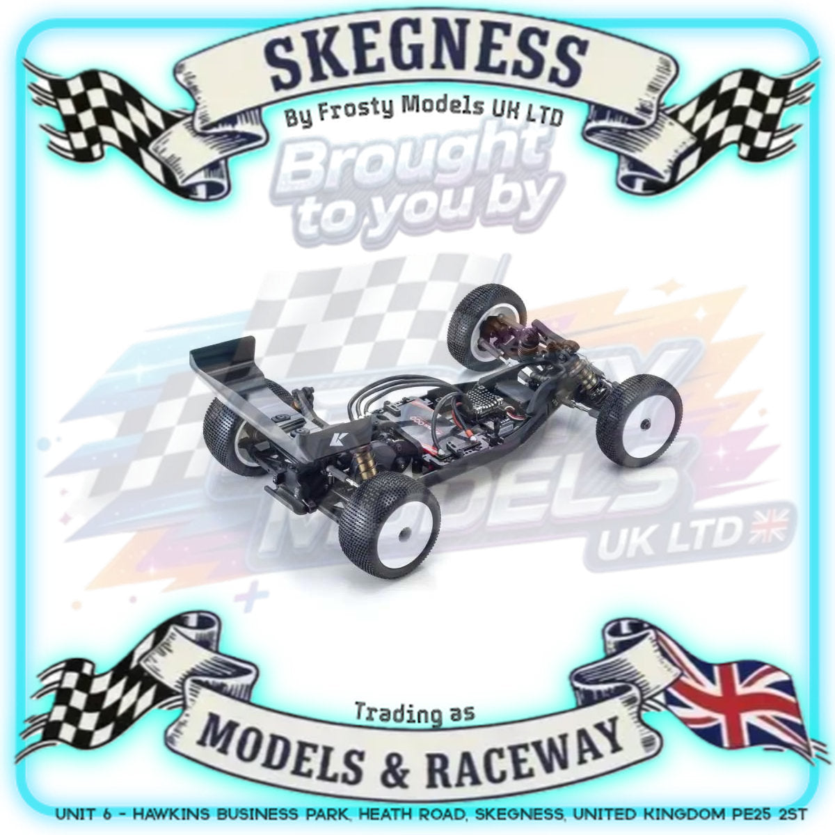 KYOSHO - RC Buggy RTR Ultima RB7.5 2WD 1/10 Competition Racing Buggy EP Kit - K.34305B