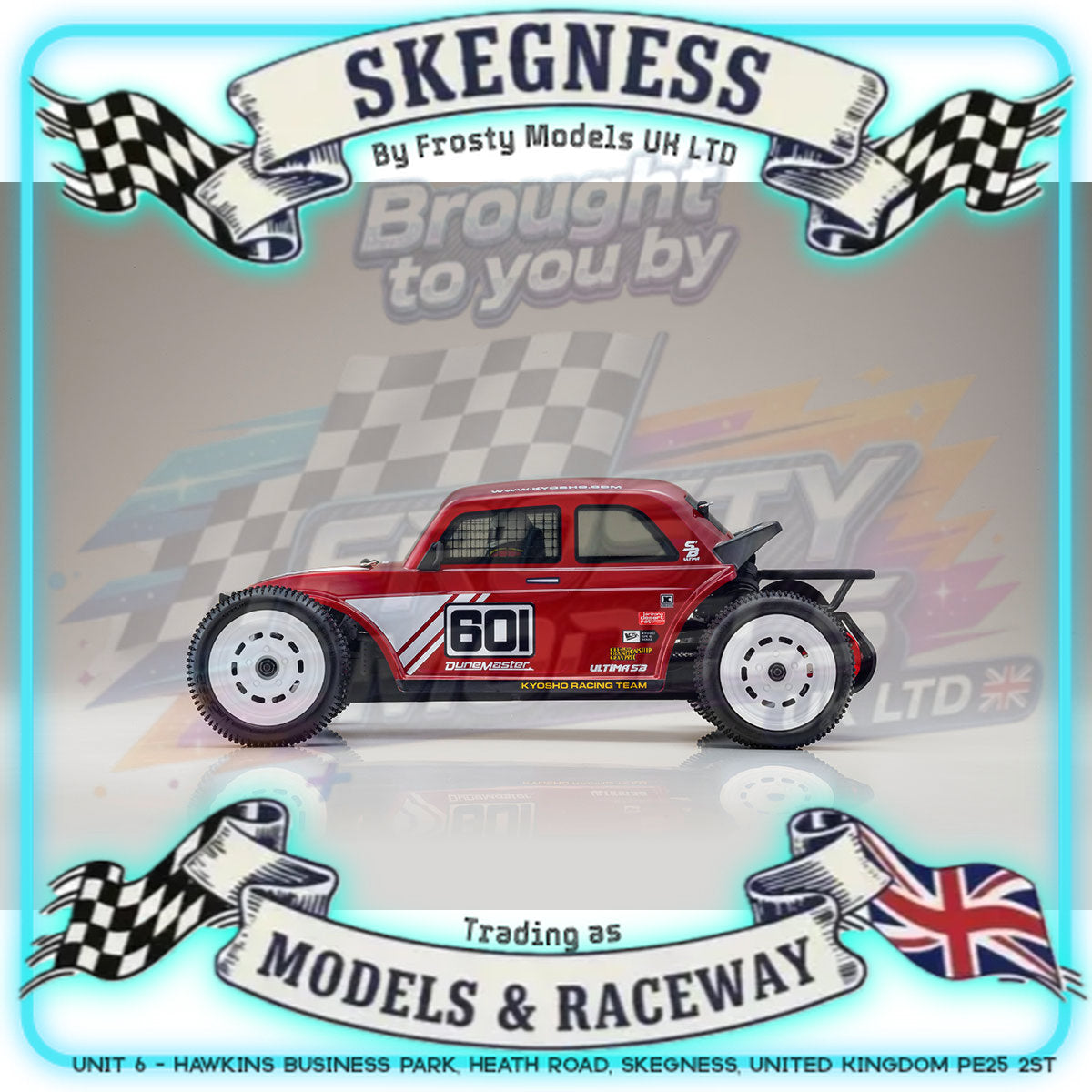 KYOSHO - RC Buggy Ultima SB Dune Master 2WD 1/10 EP Kit - K.34312B (Requires all electrics)