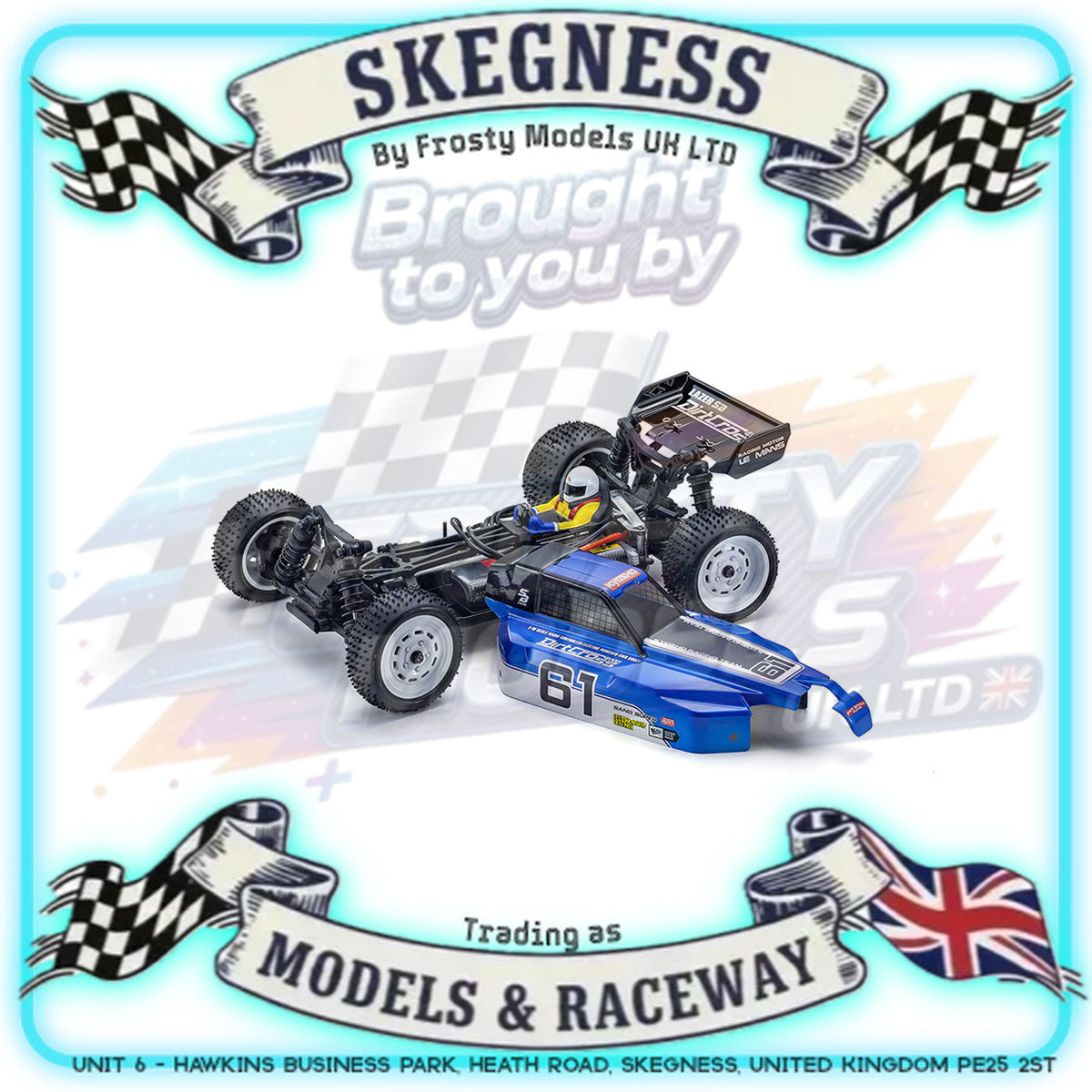 KYOSHO - RC Buggy Lazer SB DirtCross 4WD 1/10 EP Kit - K.34321B (Requires all electrics)