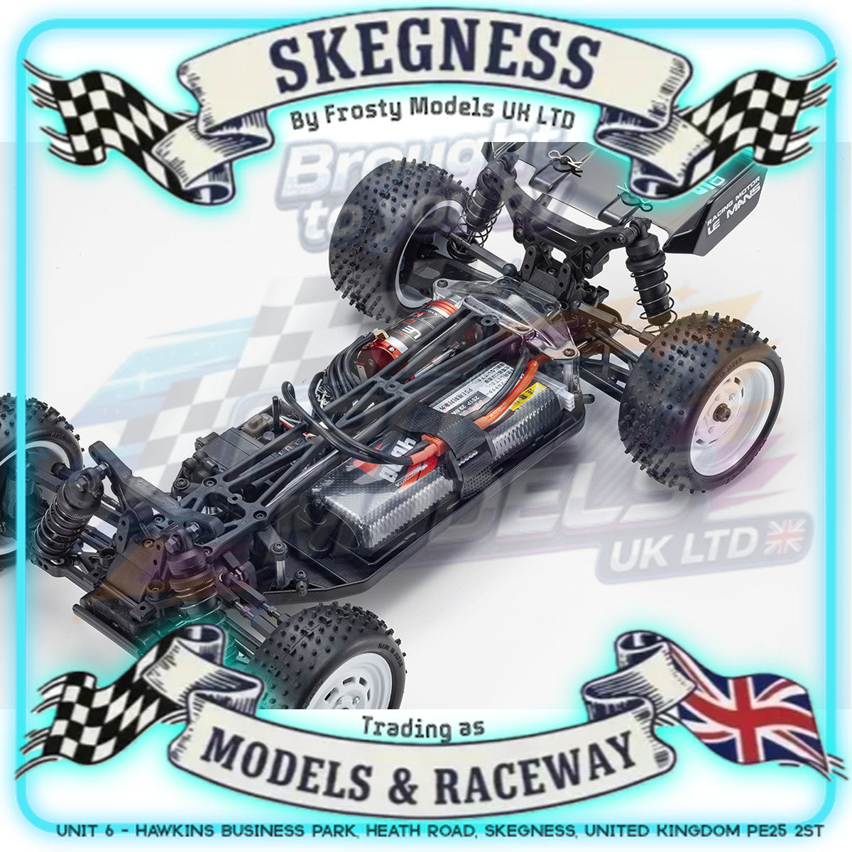 KYOSHO - RC Buggy Lazer SB DirtCross 4WD 1/10 EP Kit - K.34321B (Requires all electrics)