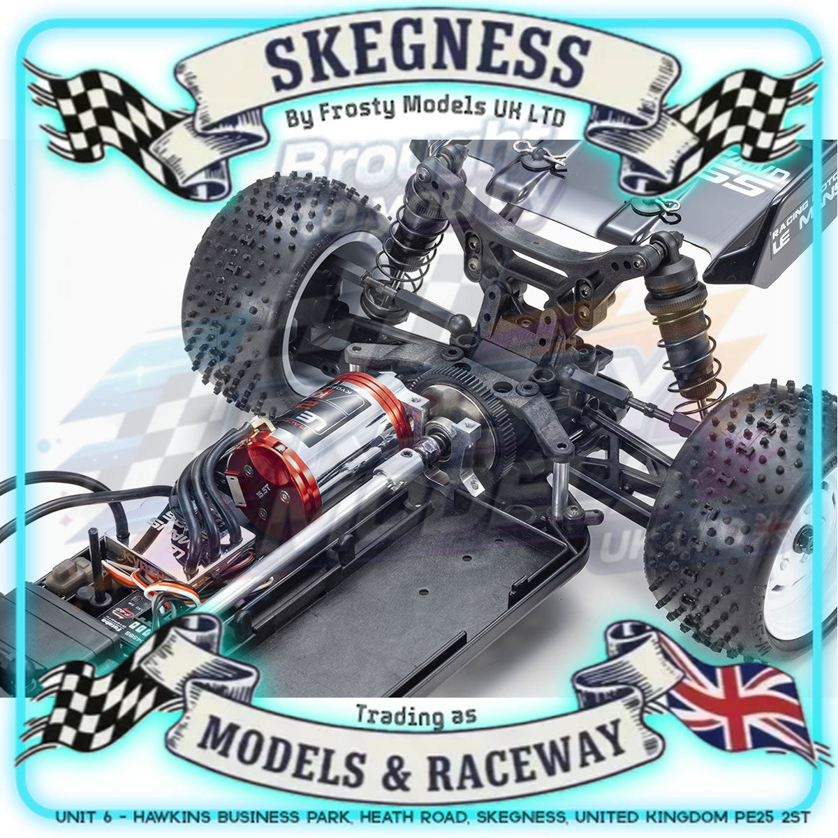 KYOSHO - RC Buggy Lazer SB DirtCross 4WD 1/10 EP Kit - K.34321B (Requires all electrics)