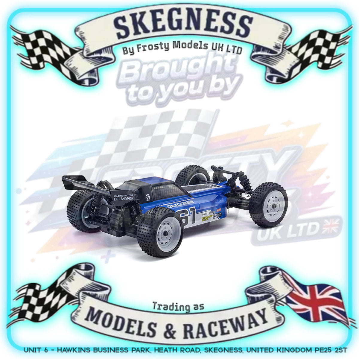 KYOSHO - RC Buggy Lazer SB DirtCross 4WD 1/10 EP Kit - K.34321B (Requires all electrics)