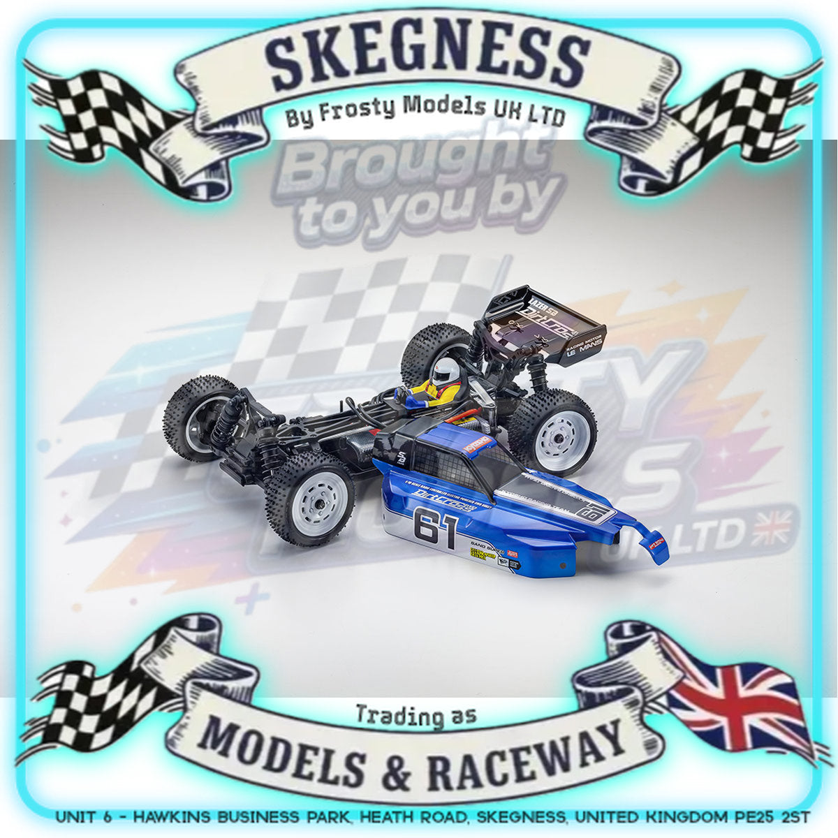 KYOSHO - RC Buggy Lazer SB DirtCross 4WD 1/10 EP Kit - K.34321B (Requires all electrics)