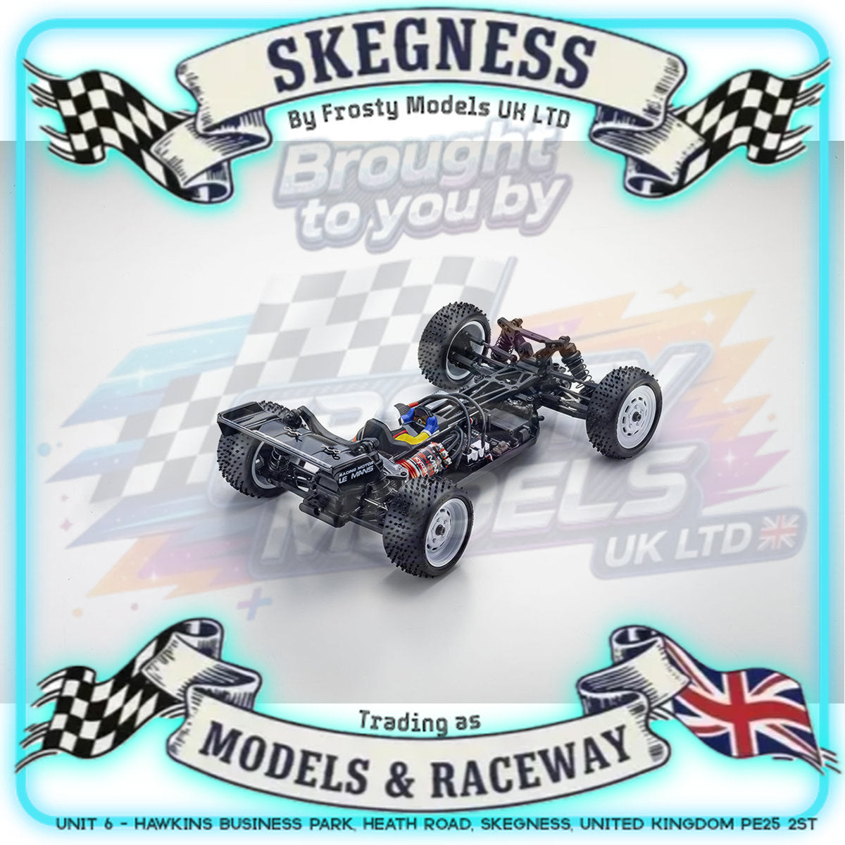 KYOSHO - RC Buggy Lazer SB DirtCross 4WD 1/10 EP Kit - K.34321B (Requires all electrics)
