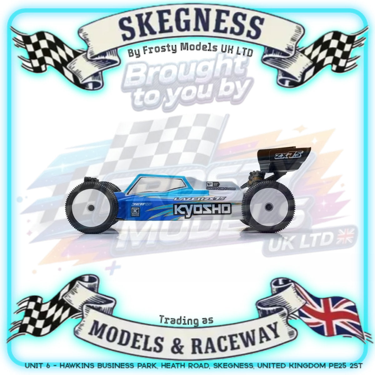 KYOSHO - RC Buggy Lazer ZX7.5 4WD 1/10 Competition Racing EP Kit - K.34331B