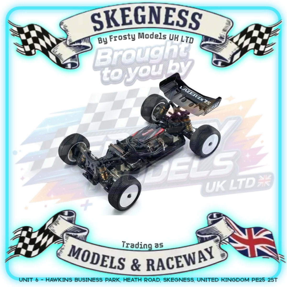 KYOSHO - RC Buggy Lazer ZX7.5 4WD 1/10 Competition Racing EP Kit - K.34331B