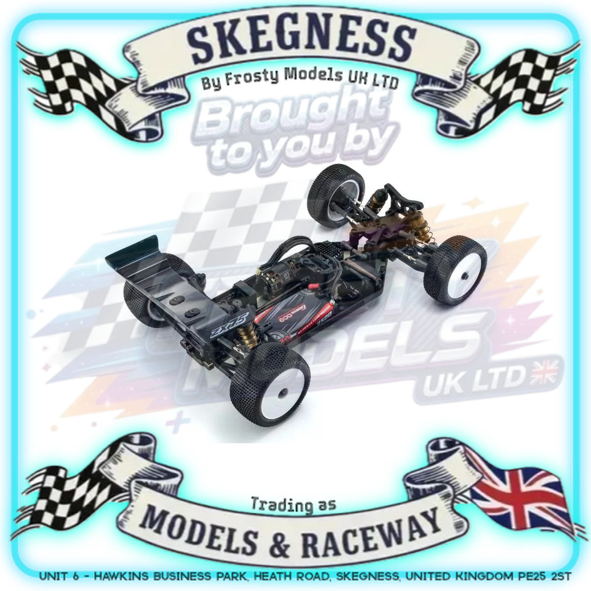 KYOSHO - RC Buggy Lazer ZX7.5 4WD 1/10 Competition Racing EP Kit - K.34331B