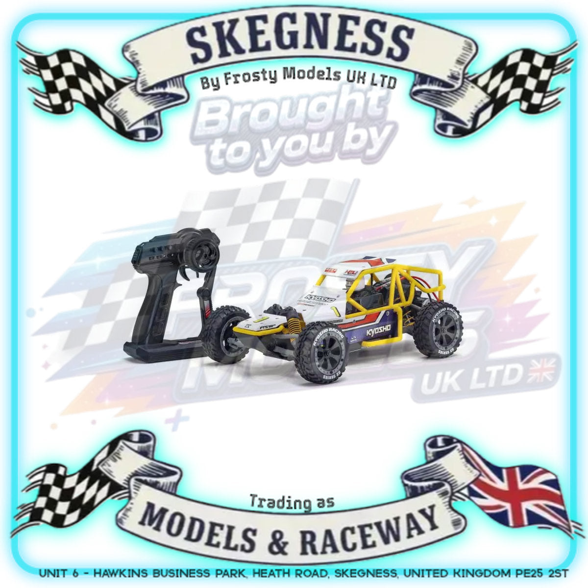 KYOSHO - RC Buggy RTR EZ Series SandMaster 2.0 1/10 Readyset Type.1 - White - K.34405T1B (Just add Battery & Charger)