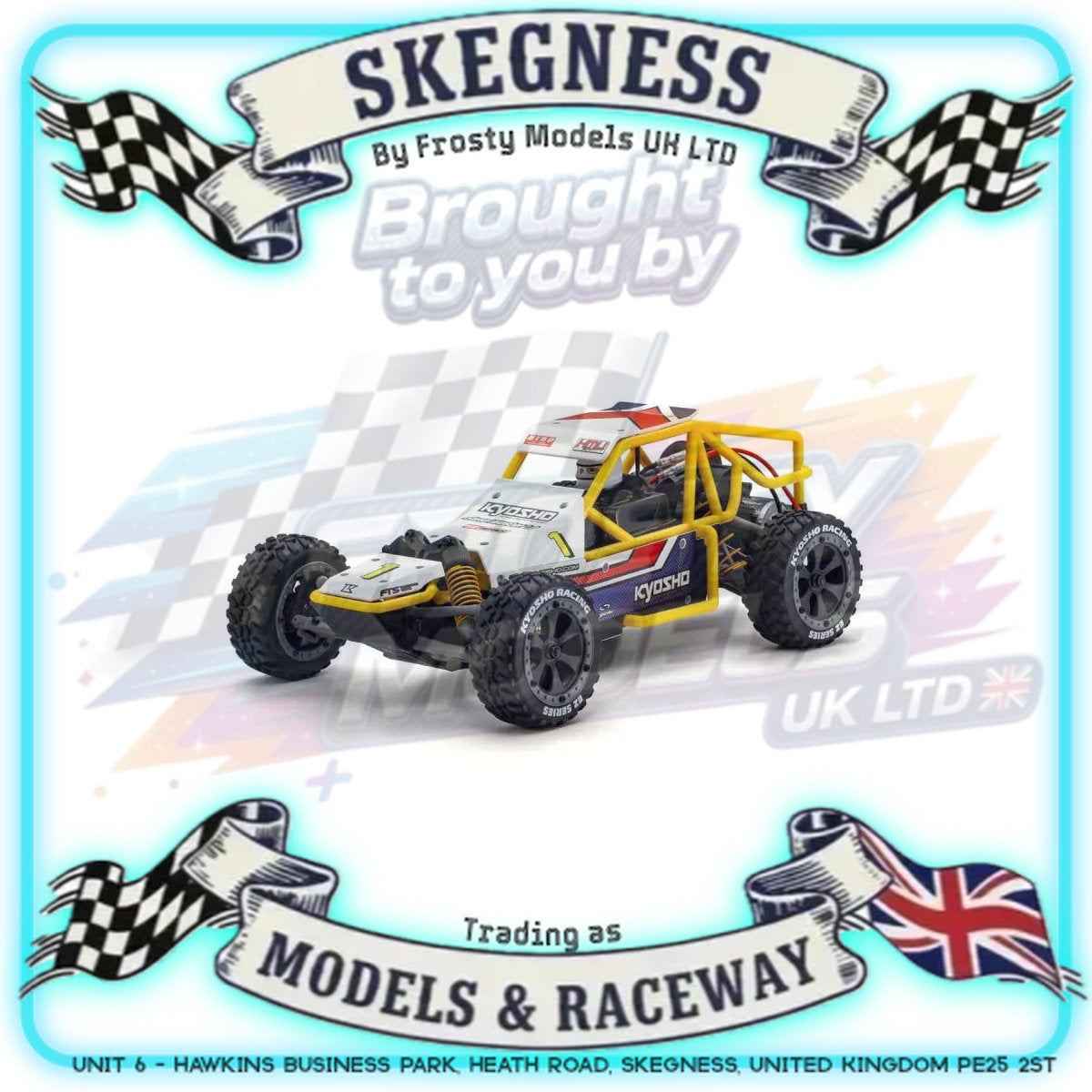 KYOSHO - RC Buggy RTR EZ Series SandMaster 2.0 1/10 Readyset Type.1 - White - K.34405T1B (Just add Battery & Charger)