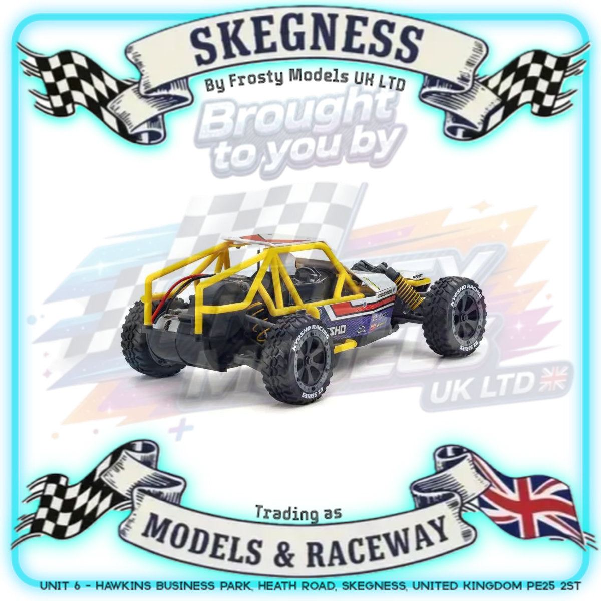 KYOSHO - RC Buggy RTR EZ Series SandMaster 2.0 1/10 Readyset Type.1 - White - K.34405T1B (Just add Battery & Charger)