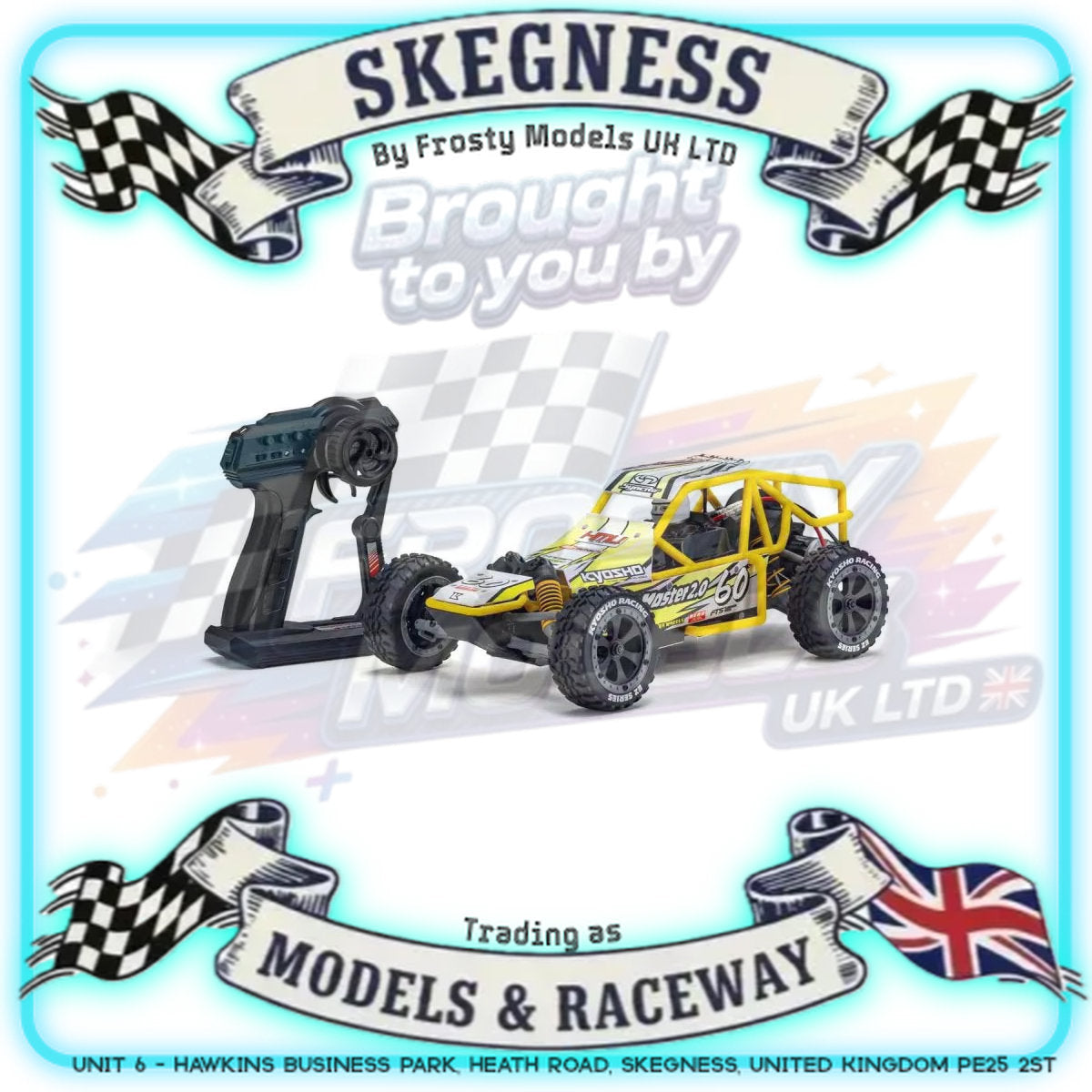 KYOSHO - RC Buggy RTR EZ Series SandMaster 2.0 1/10 Readyset Type.2 - Yellow - K.34405T2B (Just add Battery & Charger)
