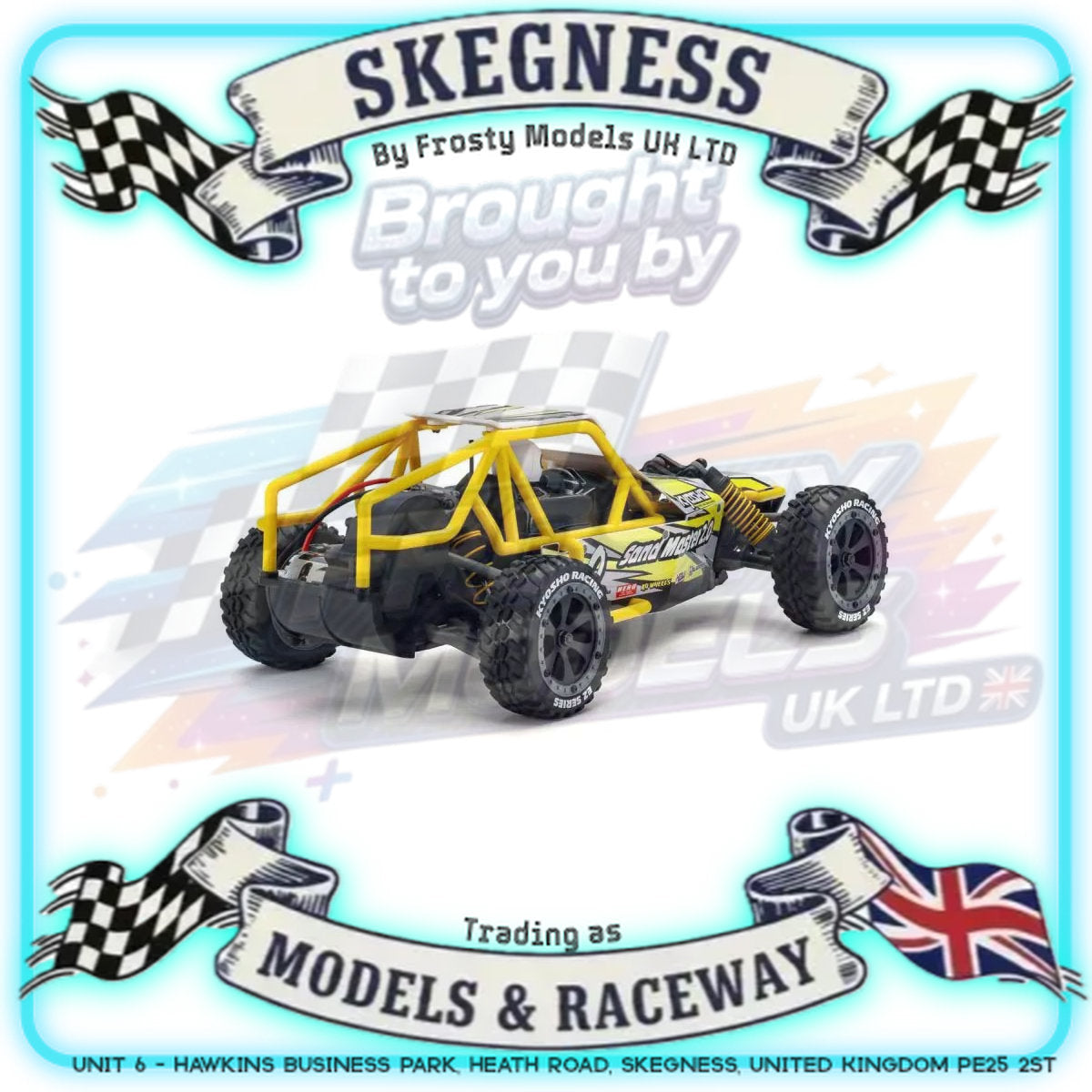KYOSHO - RC Buggy RTR EZ Series SandMaster 2.0 1/10 Readyset Type.2 - Yellow - K.34405T2B (Just add Battery & Charger)