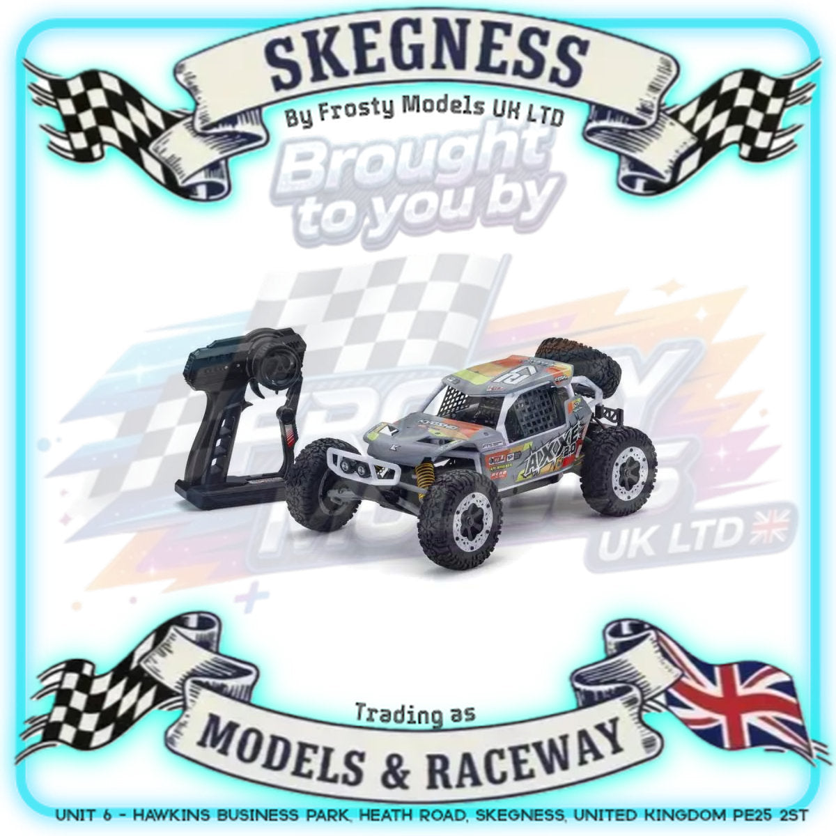 KYOSHO - RC Buggy RTR EZ Series Axxe 2.0 1/10 Readyset Type.1 Orange - K.34406T1B (Just add Battery & Charger)