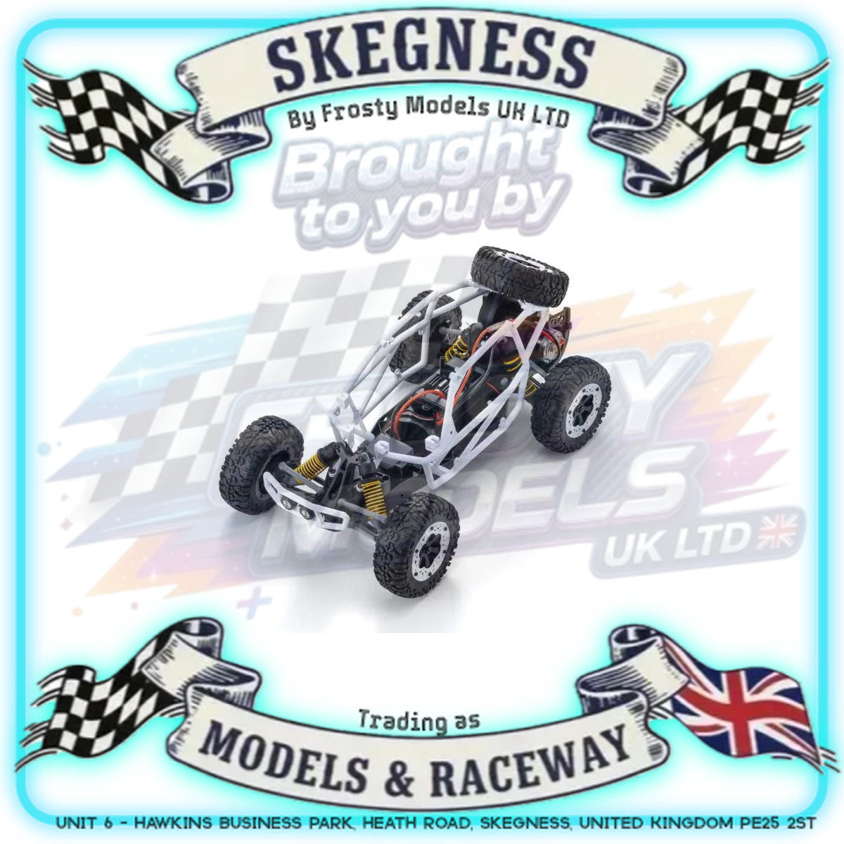 KYOSHO - RC Buggy RTR EZ Series Axxe 2.0 1/10 Readyset Type.2 Blue - K.34406T2B (Just add Battery & Charger)