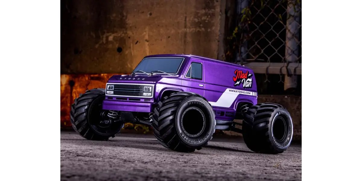 Ex-Demo - Kyosho - Mad Van 4WD Fazer MK2 1/10th w/ 2x 5000mah 2S Lipo's RTR RC Truck –  (Just add Charger)