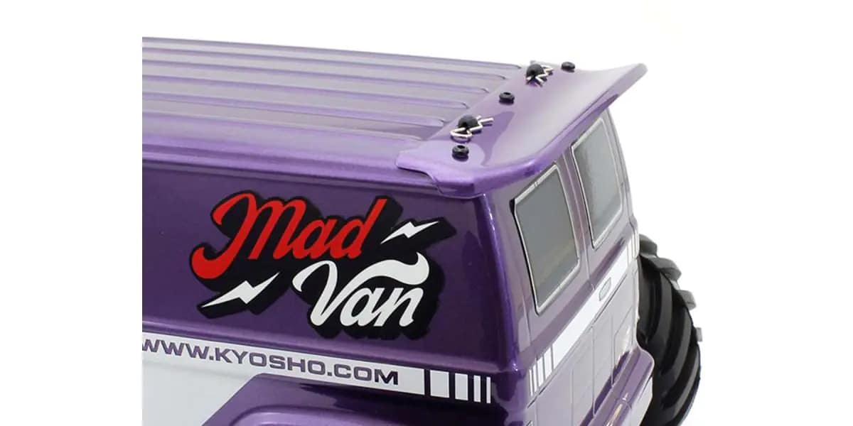 Kyosho - MadVan 4WD Fazer MK2 1/10th Readyset RC Truck – T2 Purple - K.34412T2B