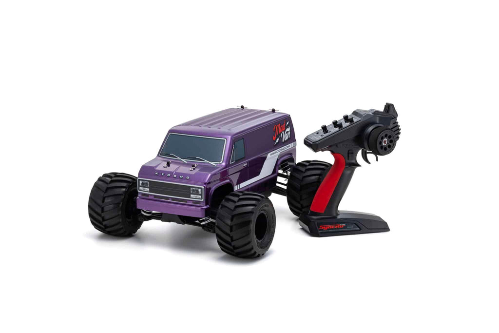 Kyosho - Mad Van 4WD Fazer MK2 1/10th Readyset RTR RC Truck – T2 Purple - K.34412T2B (Just add battery & Charger)