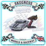 KYOSHO - RC Car Fazer FZ02 (L) Chevy Chevelle SS454 1970 Silver1/10 RTR Readyset - K.34416T1C (Just add Battery & Charger)