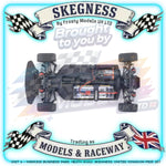 KYOSHO - RC Car Fazer FZ02 (L) Chevy Chevelle SS454 1970 Silver1/10 RTR Readyset - K.34416T1C (Just add Battery & Charger)