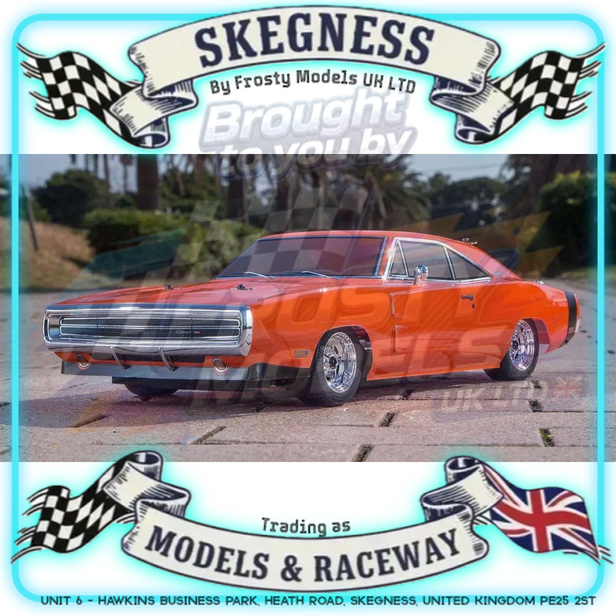 KYOSHO - RC Car Fazer FZ02 (L) Dodge Charger 1970 Orange 1/10 RTR Readyset - K.34417T1C (Just add Battery & Charger)