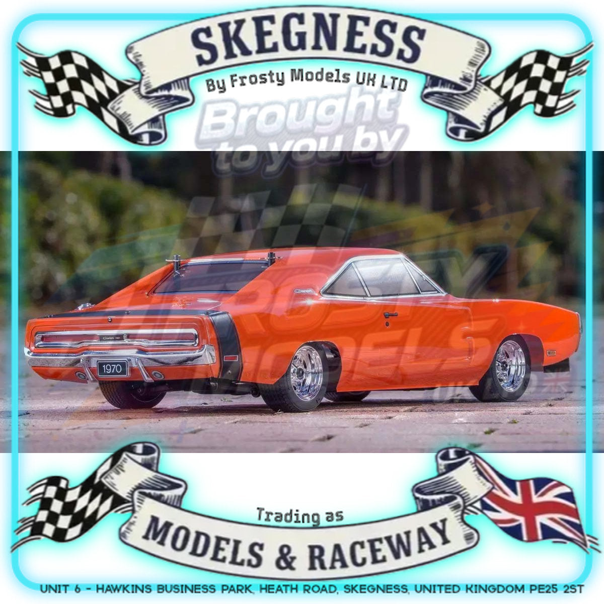 KYOSHO - RC Car Fazer FZ02 (L) Dodge Charger 1970 Orange 1/10 RTR Readyset - K.34417T1C (Just add Battery & Charger)