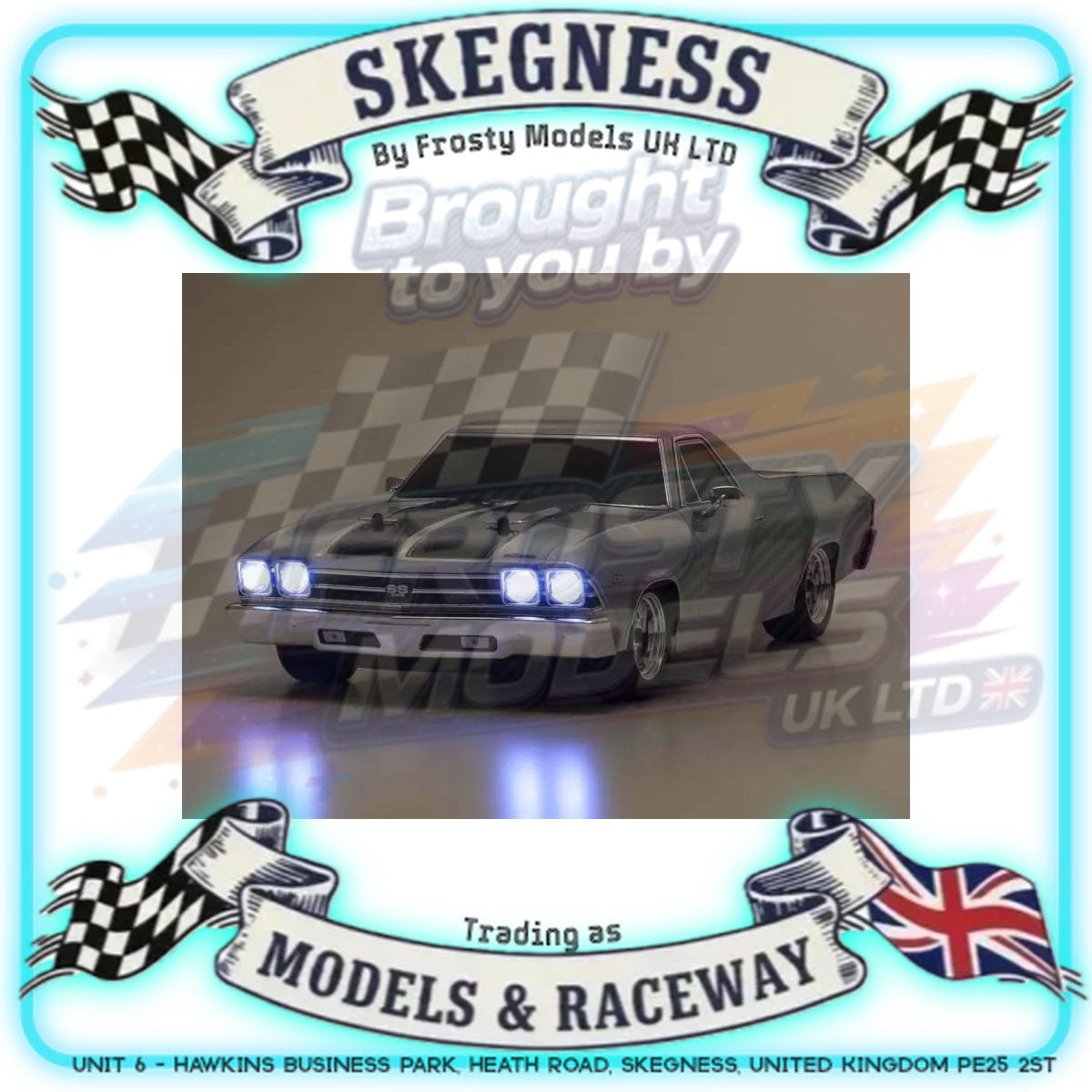 KYOSHO - RC Car Fazer FZ02 (L) Chevy El Camino SS396 1969 Type2 1/10 RTR Readyset - K.34419T2B (Just add Battery & Charger)
