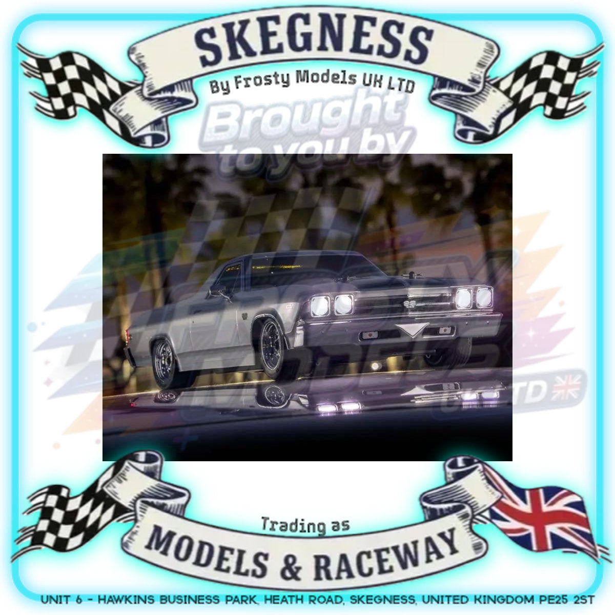 KYOSHO - RC Car Fazer FZ02 (L) Chevy El Camino SS396 1969 Type2 1/10 RTR Readyset - K.34419T2B (Just add Battery & Charger)
