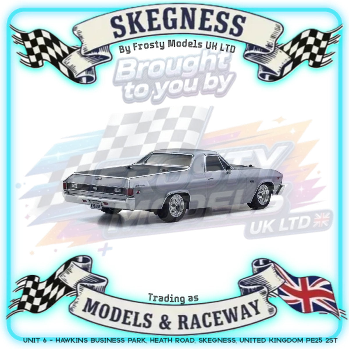 KYOSHO - RC Car Fazer FZ02 (L) Chevy El Camino SS396 1969 Type2 1/10 RTR Readyset - K.34419T2B (Just add Battery & Charger)