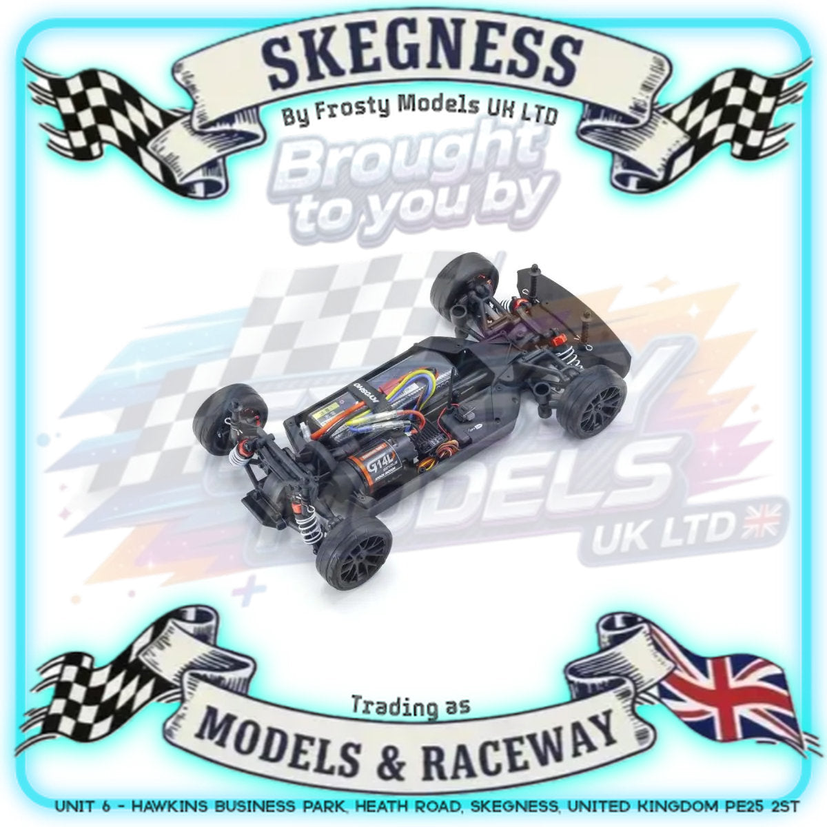 Kyosho - 1/10 RC CAR RTR Fazer FZ02 Mercedes AMG GT3 - Readyset - K.34424C 1:10 FAZER Series (Just add Battery & Charger)