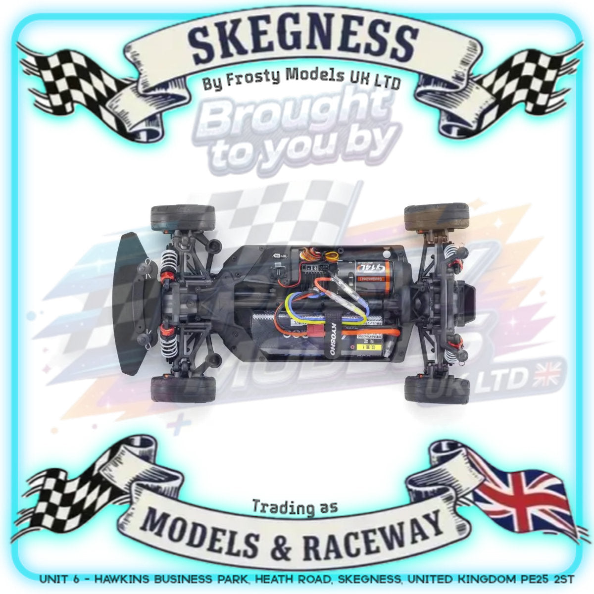 Kyosho - 1/10 RC CAR RTR Fazer FZ02 Mercedes AMG GT3 - Readyset - K.34424C 1:10 FAZER Series (Just add Battery & Charger)