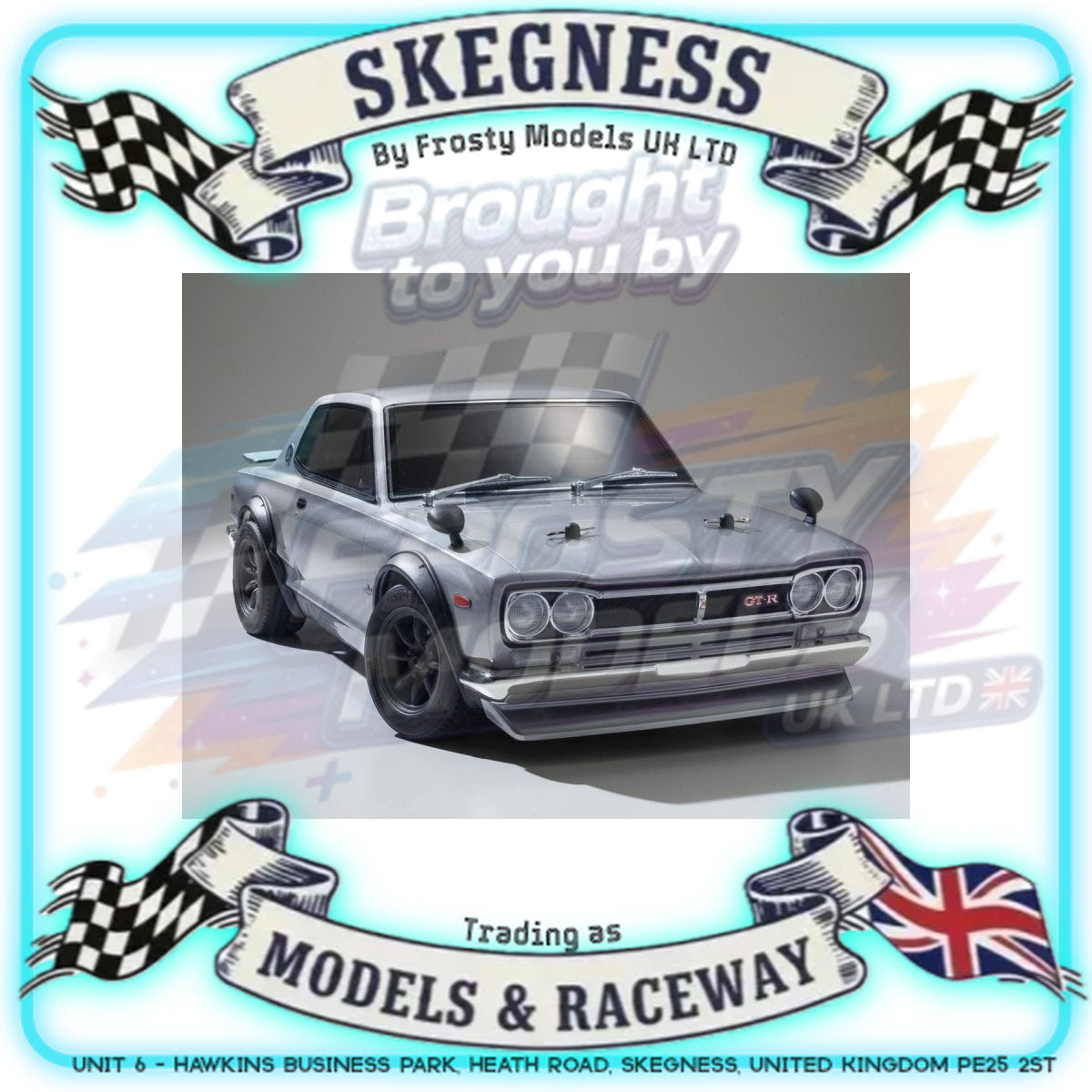 KYOSHO - RC Car Fazer FZ02 Nissan Skyline GTR KPGC10 1/10 RTR Readyset - K.34425T1B (Just add Battery & Charger)