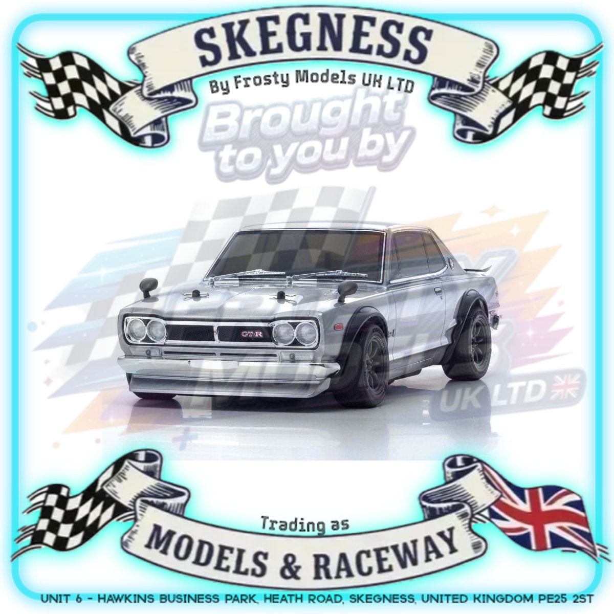 KYOSHO - RC Car Fazer FZ02 Nissan Skyline GTR KPGC10 1/10 RTR Readyset - K.34425T1B (Just add Battery & Charger)