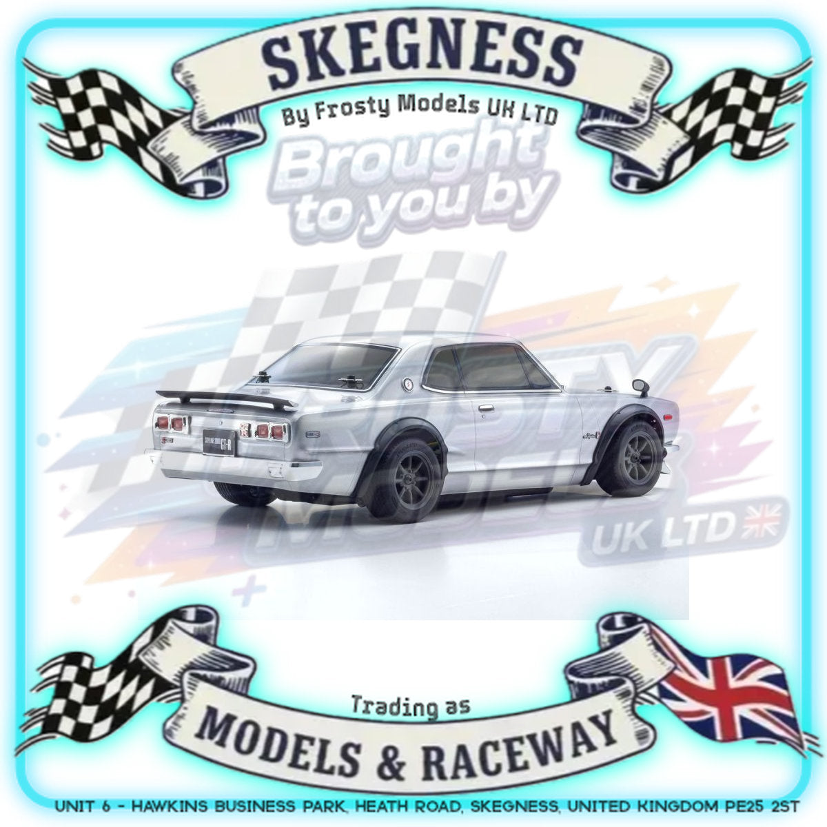 KYOSHO - RC Car Fazer FZ02 Nissan Skyline GTR KPGC10 1/10 RTR Readyset - K.34425T1B (Just add Battery & Charger)